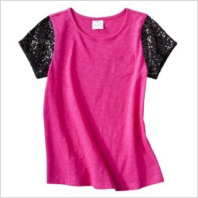 DSigned Girls’ Short-Sleeved Pocket Tee