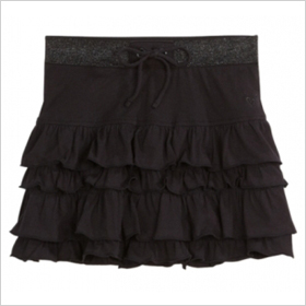 Tiered Knit Skirt