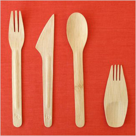 Bamboo cutlery