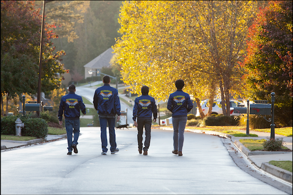 The Watch group walking