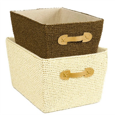 crochet bins
