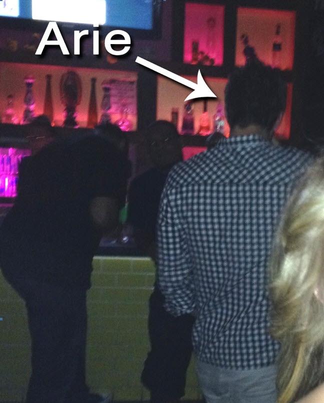 Bachelorette finalist Arie partying in Scottsdale