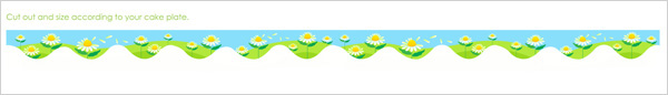 Daisy border pattern