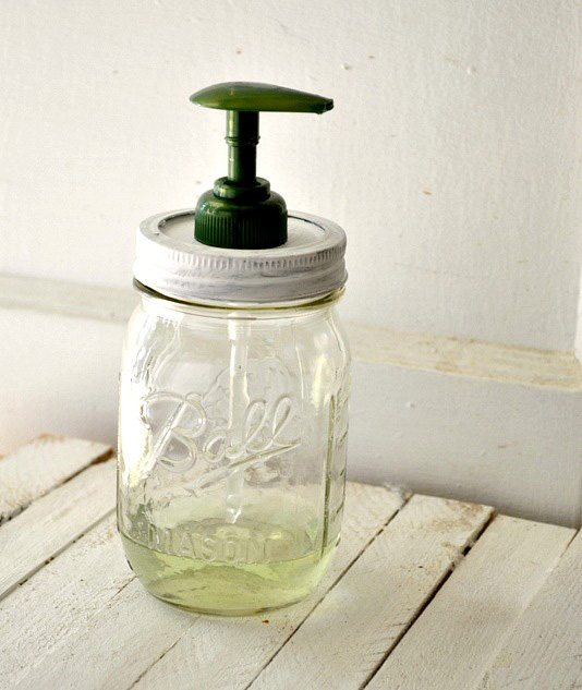 mason jar soap