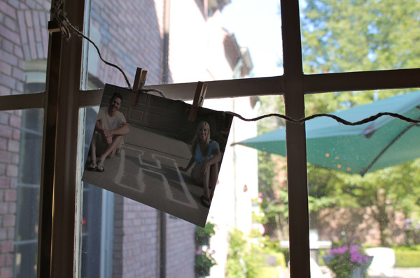 DIY personalized party display