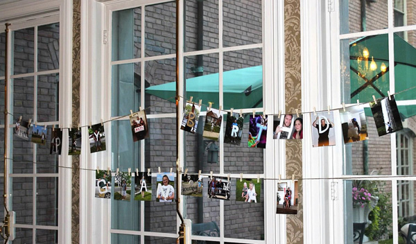 DIY personalized party display