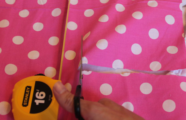 Cut fabric