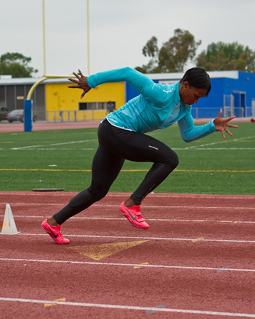 Carmelita Jeter - Olympic sprinter