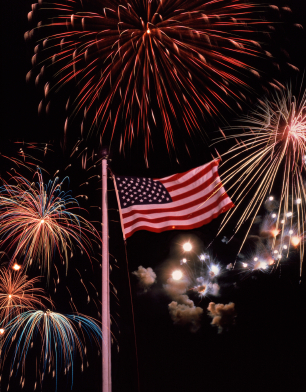 Fourth of July fireworks