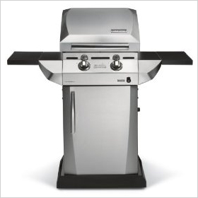 Char-Broil Quantum Infrared Urban Gas Grill with Folding Side Shelves