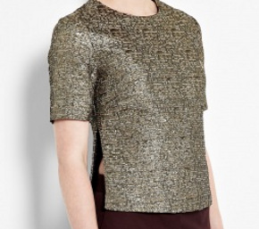 Gold Lamé Top