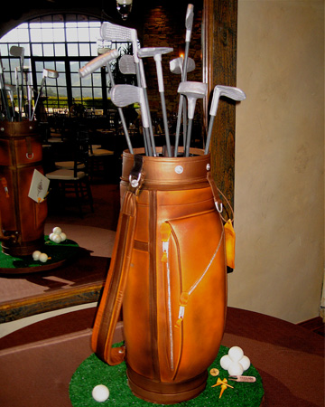 Groom cake: golf