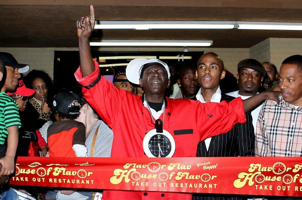 Flavor Flav at Opening of Las Vegas Restaurant Flavor Flav's House of Flavor
