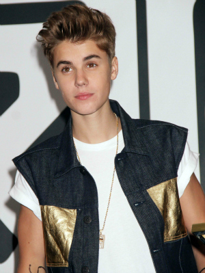 Justin Bieber at JR Music