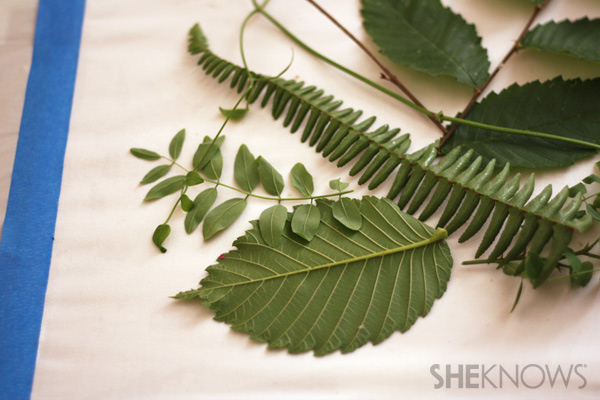 Step 3: leaves close up