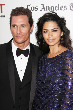 Matthew McConaughey and Camila Alves