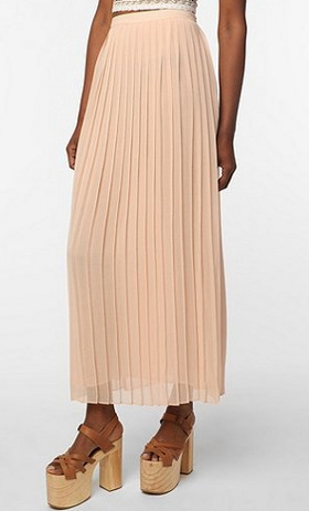 Sparkle & Fade Maxi Pleated Skirt