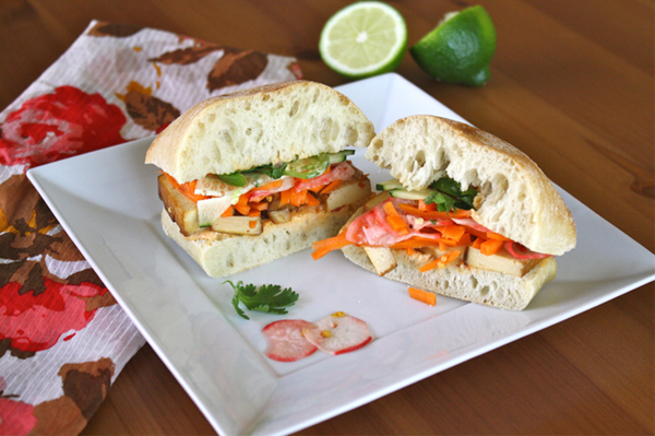 Meatless Monday: Spicy (tofu) banh mi sandwiches