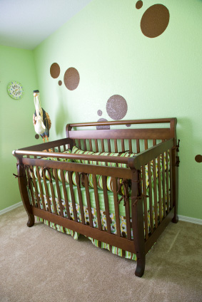 Nursery with simple shapes