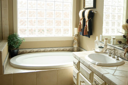 Organized bathroom