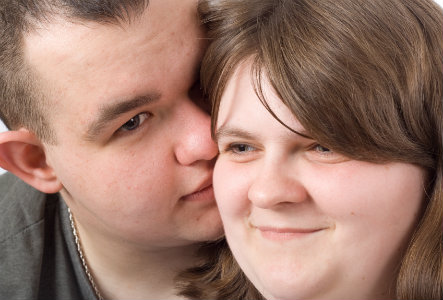 Overweight couple