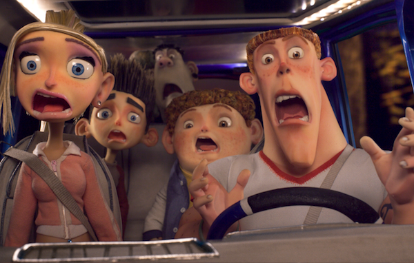 Paranorman group in car
