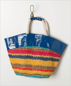 bead-embroidered tote