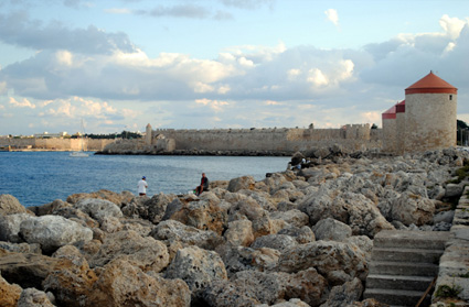 Old Town in Rhodes, Greece