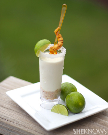 Tequila lime pie shooters