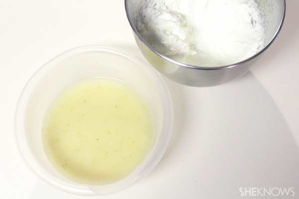 Whipped cream ingredients