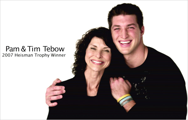 Tim Tebow and mother