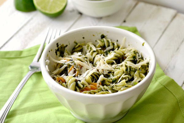roasted tomatillo pasta