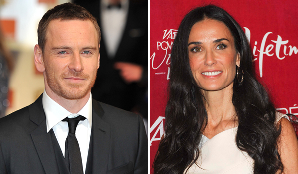 Michael Fassbender and Demi Moore