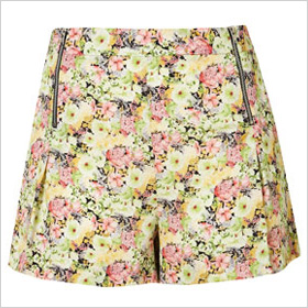 Floral print shorts