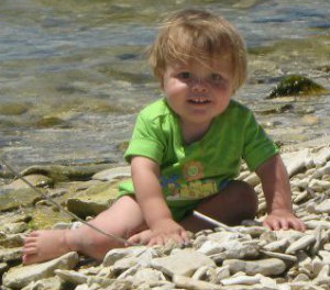 Tranden on the beach