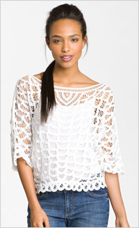 Our pick: Hinge Lace Top, $88, Nordstrom.com