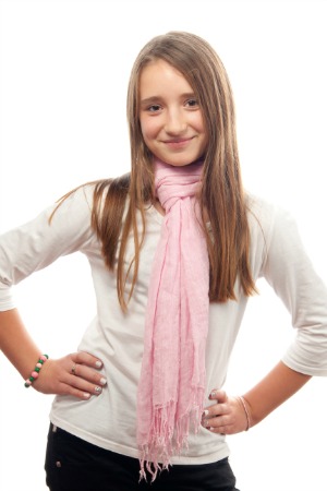 tween girl scarf
