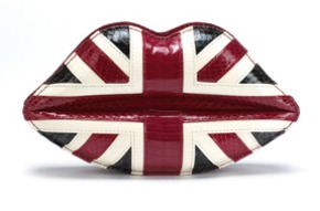 Lip-shaped clutch