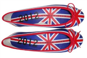 French sole Union Jack pump