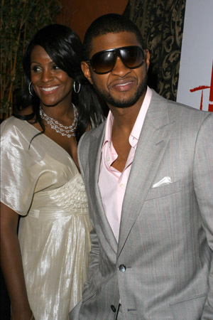 Usher's stepson brain dead