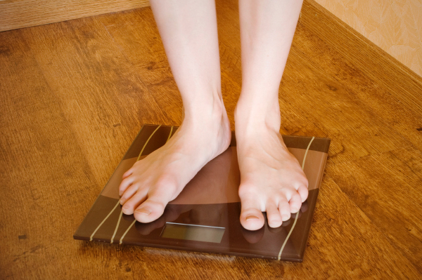 Standing on the scale