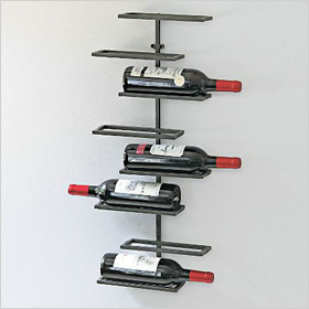 urban wall-mounted wine rack