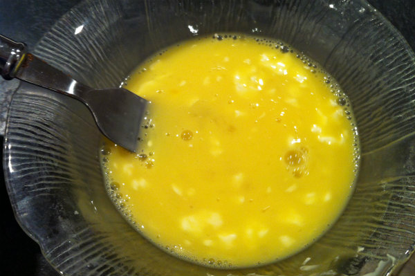 Combine egg mixture