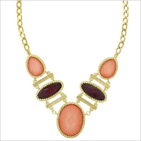 Ravishing raspberry necklace