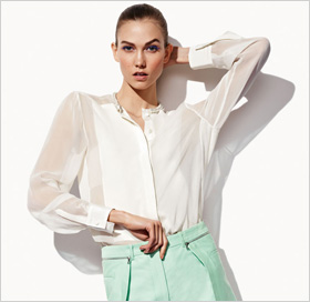 chiffon blouse by 3.1 Phillip Lim