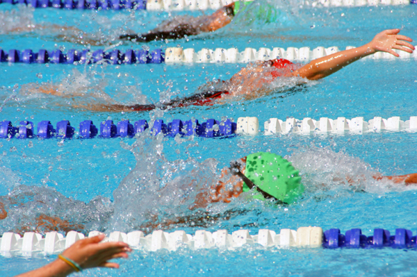 Backstroke swimmers