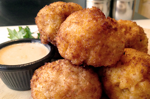 panko-crusted macaroni and cheese balls