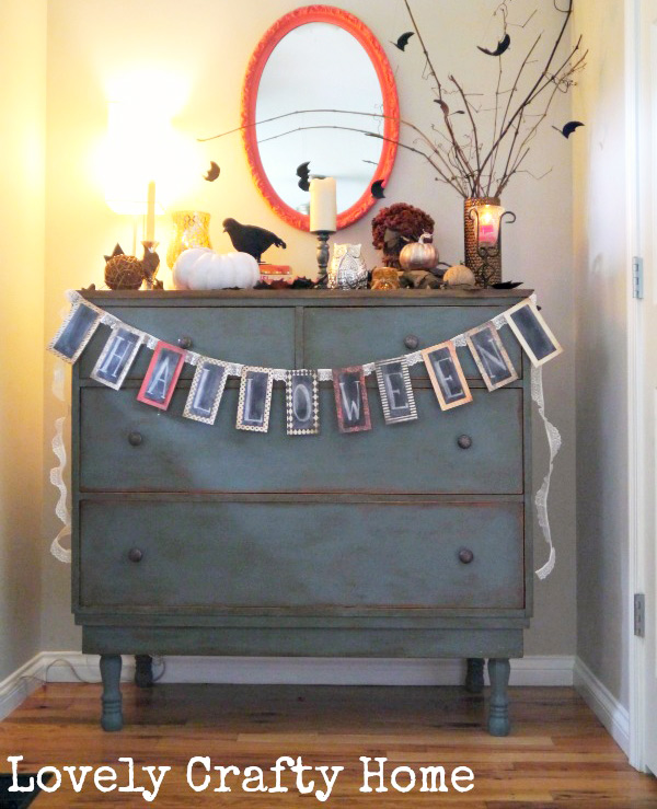 transistion into Halloween
