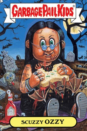 Garbage Pail Kids Scuzzy Ozzy Trading Cards