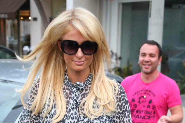 Paris Hilton Leaving a West Hollywood Salon